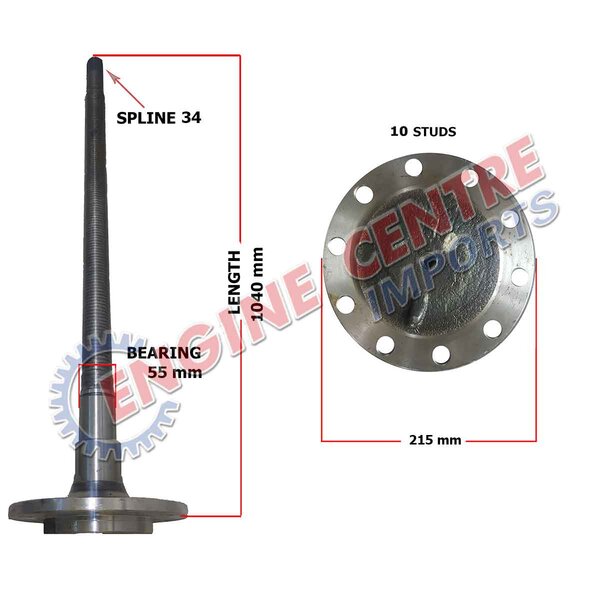 NISSAN UD SIDESHAFT BIG BOSS LEFT / RIGHT HAND SIDE