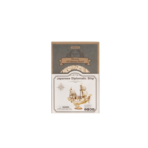 Japanisches Segelboot Modellbau Verpackung