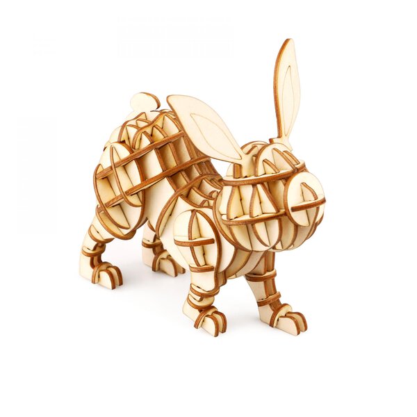 3D Holzpuzzle Hase