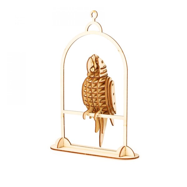 3D Holzpuzzle Papagei