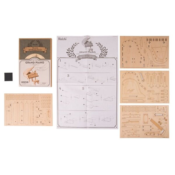 Klavier Holzmodell inhalt