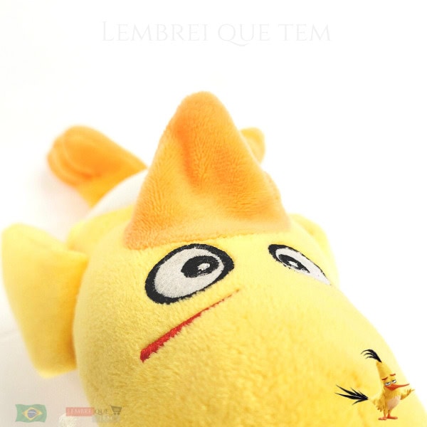 Angry birds Chuck -Pássaro amarelo  – com som  urso de pelúcia