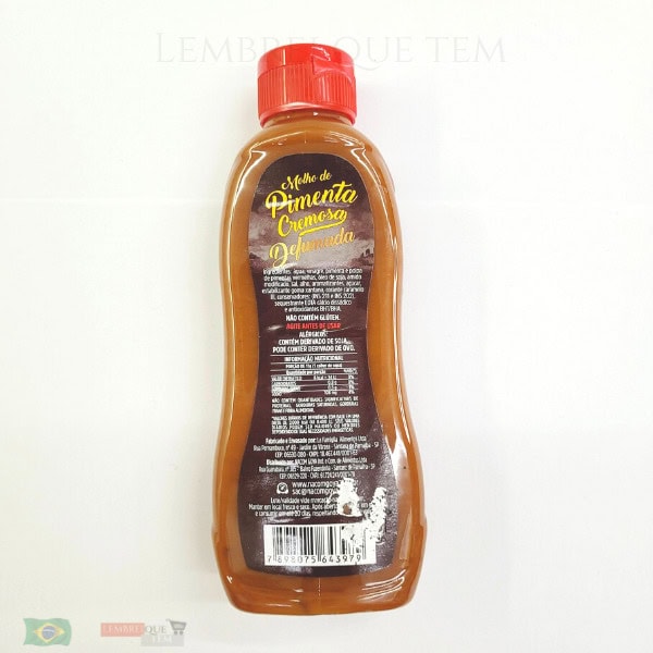 Molho de pimenta cremosa 200g Campo Belo  Defumada