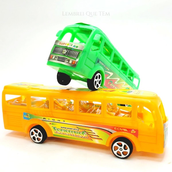 Ônibus Infantil À Fricção Colorido