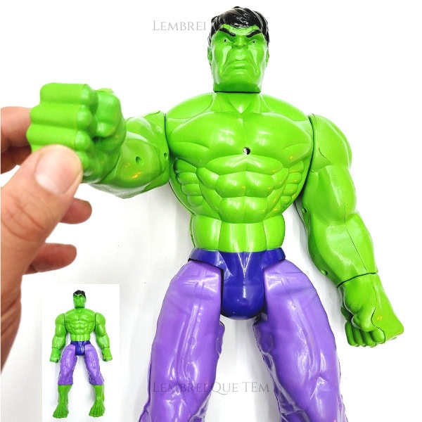 Hulk grande Super Herói 40 Cm