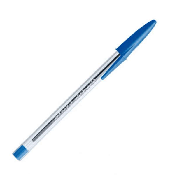 Caneta esferográfica economic Azul – Compactor
