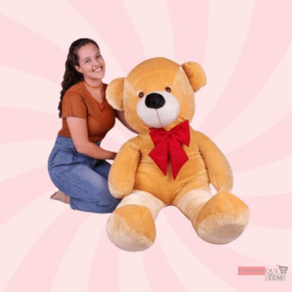 Urso Gigante Pelúcia Grande Teddy 1,10 Metros Ursao