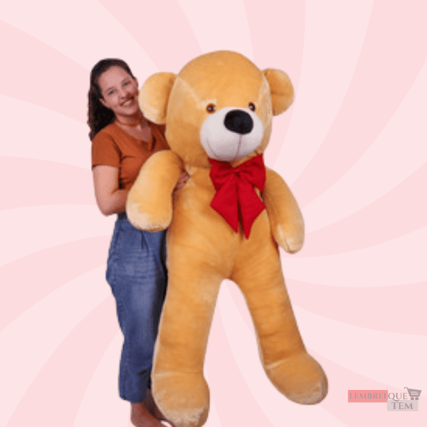 Urso Gigante Pelúcia Grande Teddy 1,10 Metros Ursao