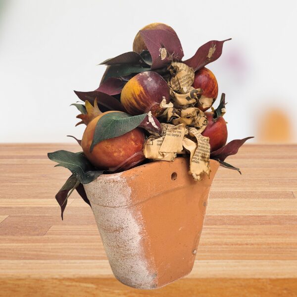 Vaso com buquê de romã frutas – Vaso de Parede
