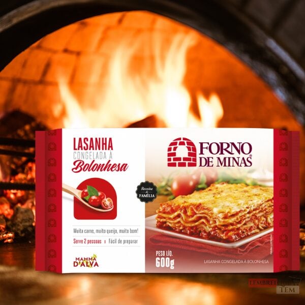 Lasanha Bolonhesa Forno de Minas 600g