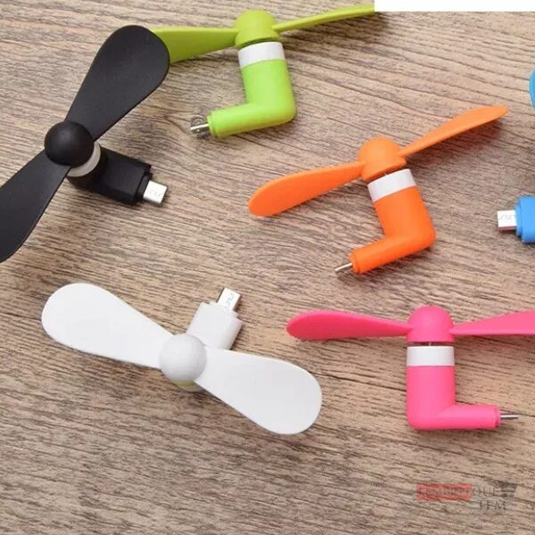Ventilador portátil Micro USB, ventilador para celular