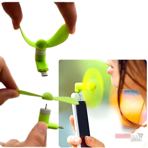 Ventilador portátil Micro USB, ventilador para celular