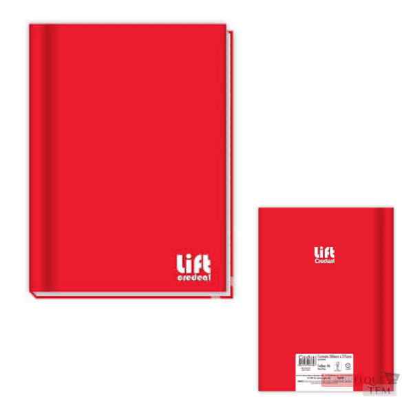 Caderno Capa Dura 1/4 vermelho 48f Sortido – caderno pequeno brochura