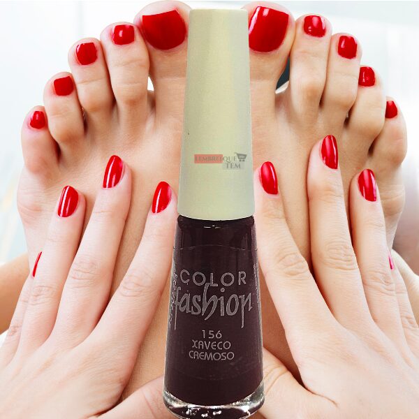 Esmalte Color Fashion Xaveco Cremoso Cor 8ml (vermelho)