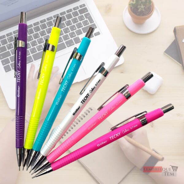 Lapiseira Tecnica Pentel 0.7mm Colors premium - Com Borracha 7897185961935 (1) Lapiseira Tecnica Pentel 0.7mm Colors premium – Com Borracha