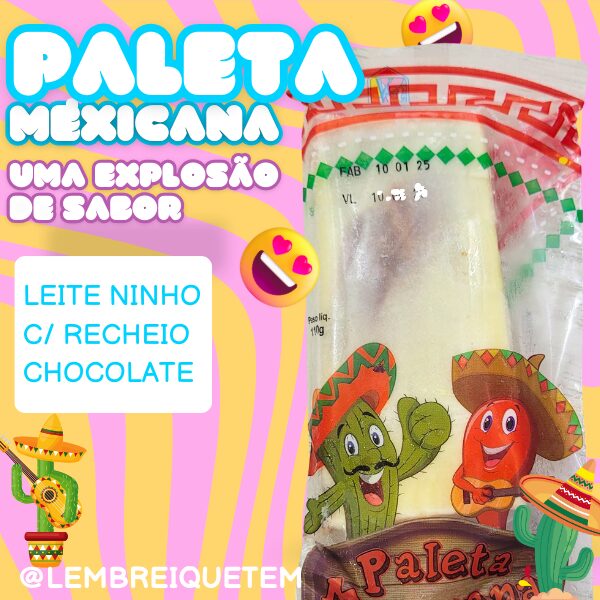 Paleta Mexicana Morango, Açai, Leite Ninho e Pistache – paletas recheada