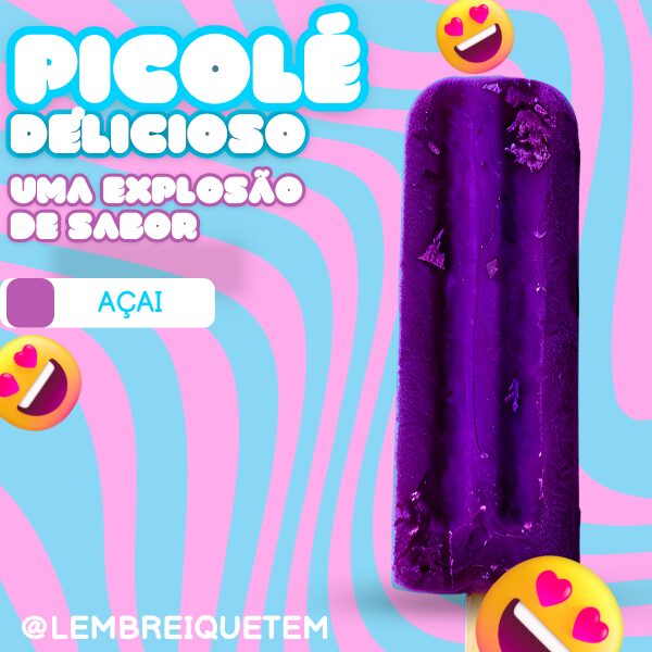Picolé de Diversos Sabores – sobremesa gelada
