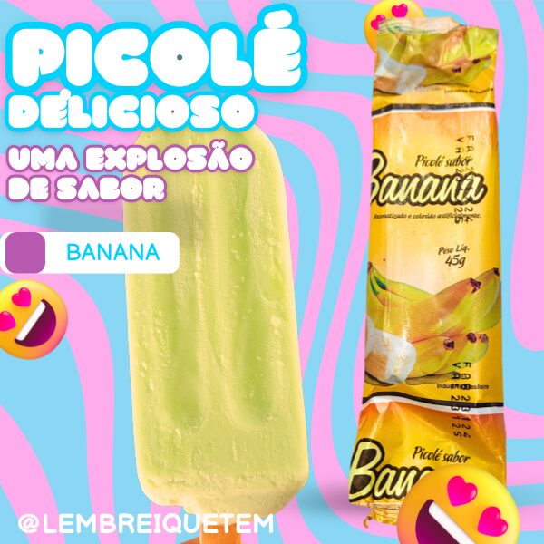 Picolé de Diversos Sabores – sobremesa gelada