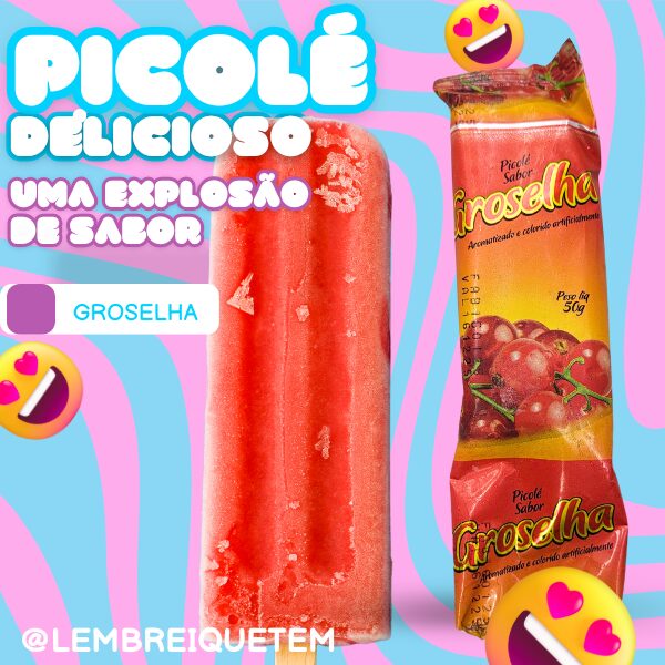Picolé de Diversos Sabores – sobremesa gelada