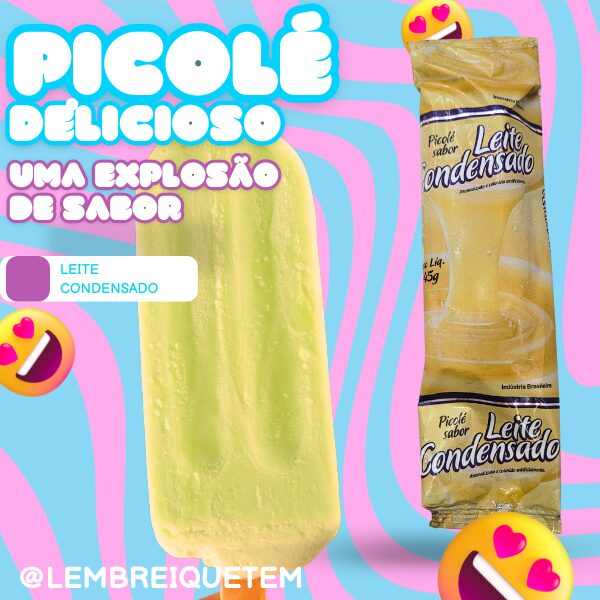 Picolé de Diversos Sabores – sobremesa gelada