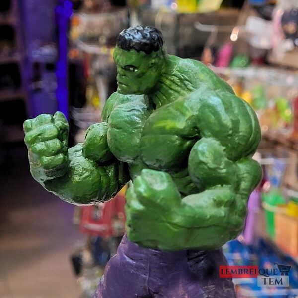 Mini Estátua do Hulk em Resina 15cm