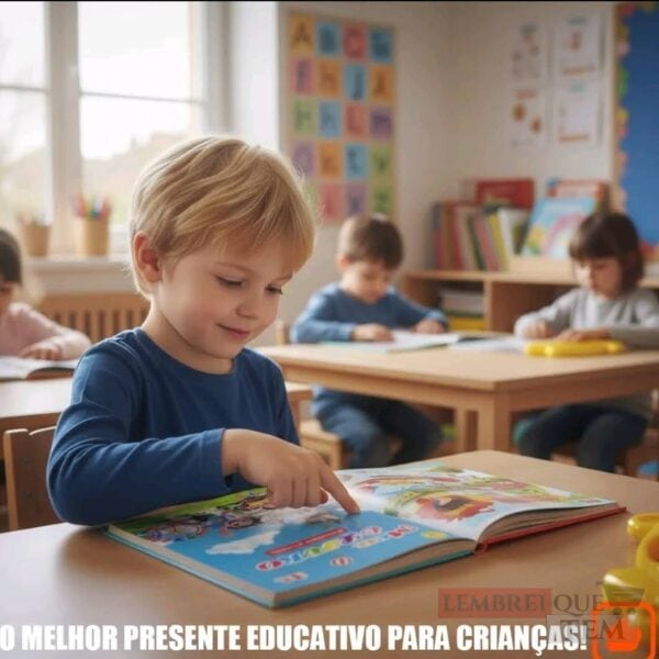 Livro Interativo com Som – Aprendizagem Bilíngue Português + Inglês