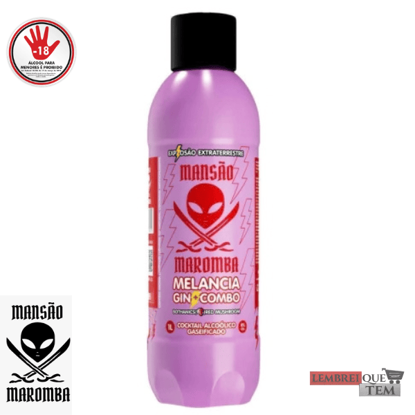 Gin + Combo Melancia Mansão Maromba 1L