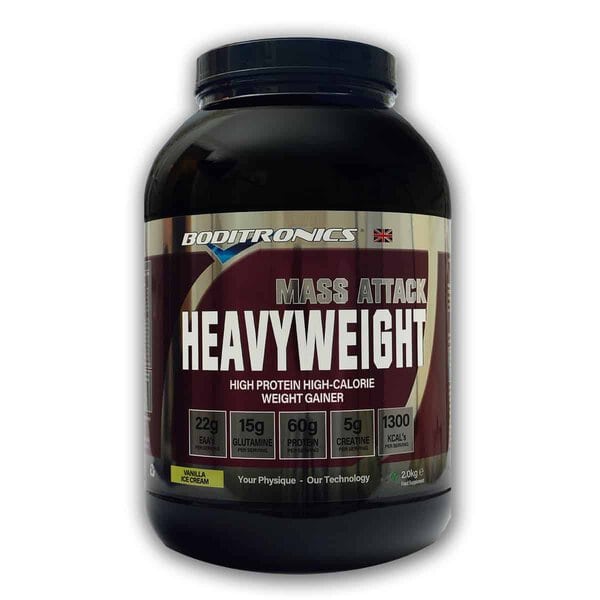 Boditronics Mass Attack Heavyweight - vanilla ice cream, 2kg