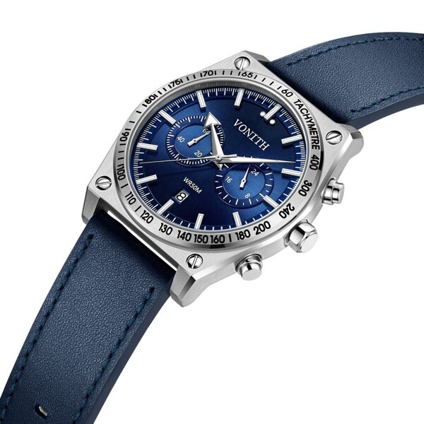 Chronograph sample watch leather