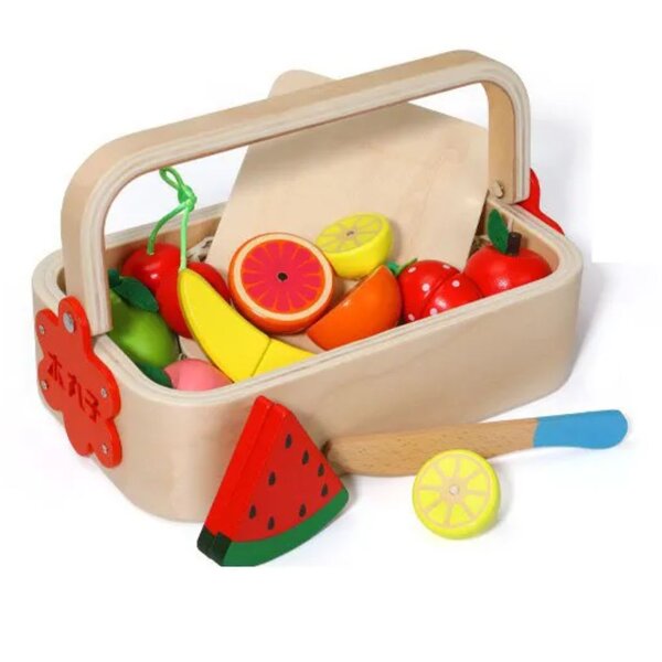 Canasta de Frutas y Vegetales Magnéticos