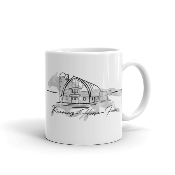 Running Horse Farm Barn Mug