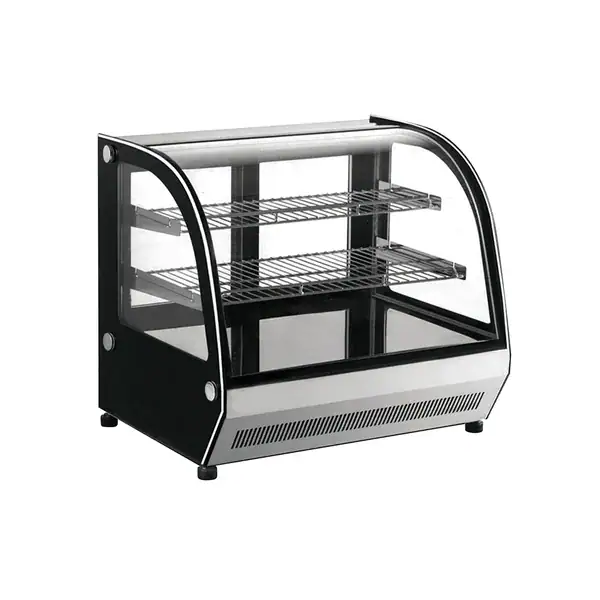 Vitrina Exhibidora de Cristal Curvo 70 Kg.