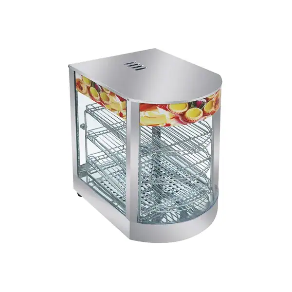 Exhibidor Caliente Curvo Frontal