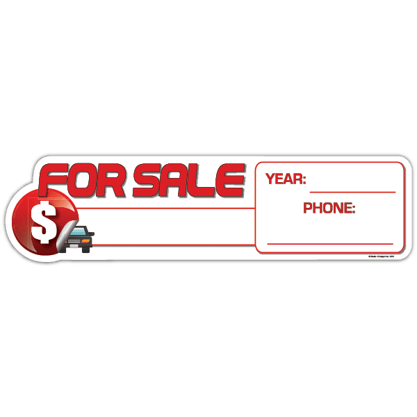 For Sale Decal