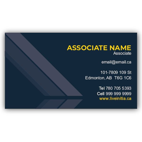 Initia Real Estate - 16 pt Business Card - Design Opt 4 - Image 2