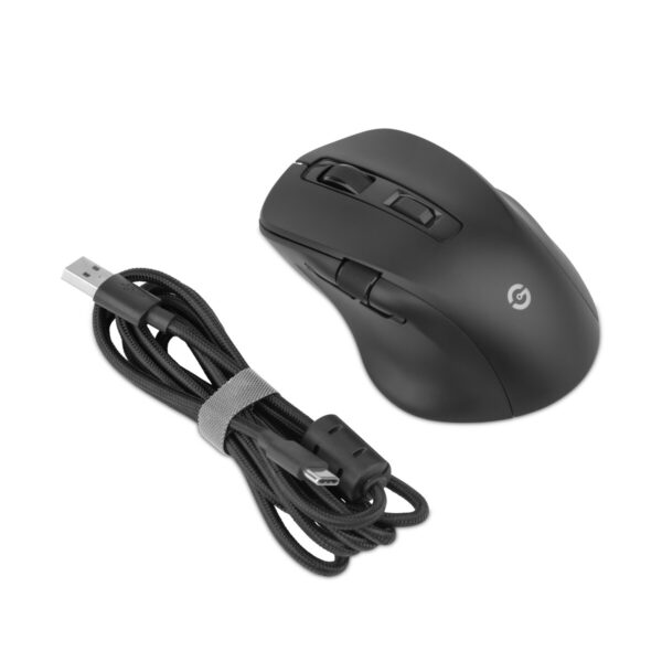 Mouse Gamer Inalámbrico Getttech GGM Negro