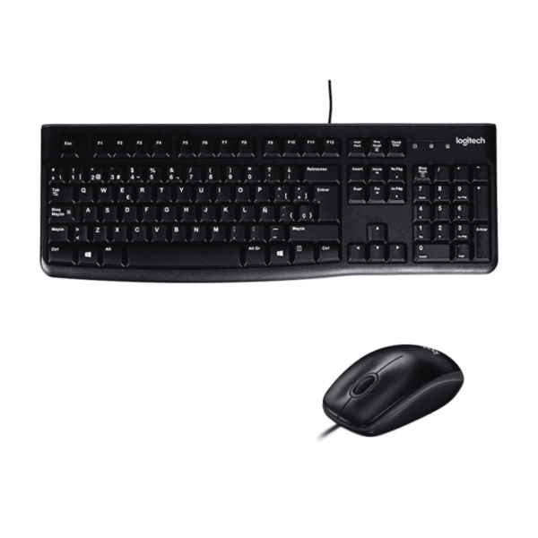 Teclado Y Mouse Optico Logitech Mk120 Resistente A Salpicaduras