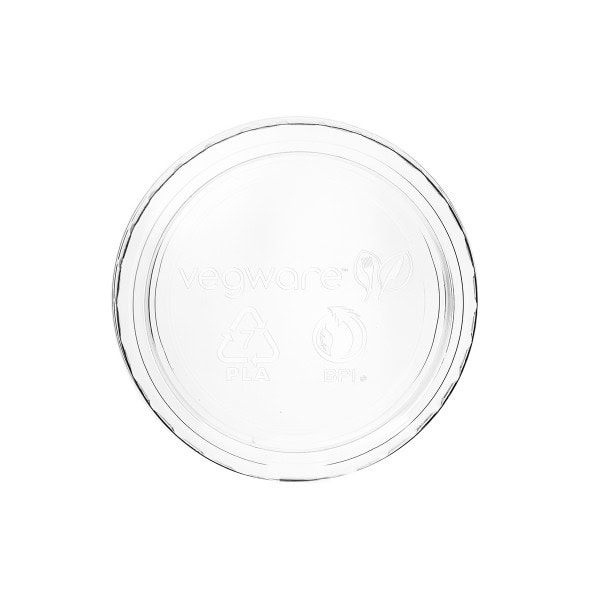 Vegware Lids To Fit 2oz PLA Portion Pot (x2000)