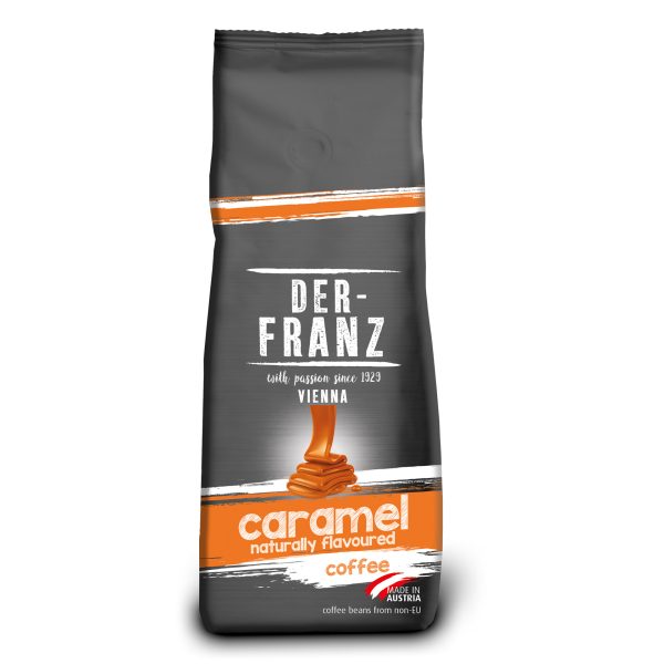 Kaffee mit Karamell aromatisiert, ganze Bohne, 1x 500g