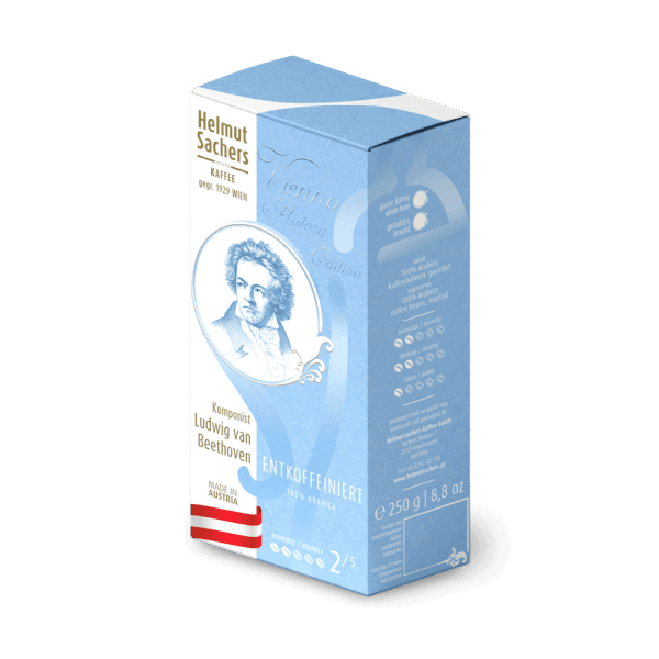 Ludwig van Beethoven - Entkoffeiniert, Ganze Bohne, 1x 250g