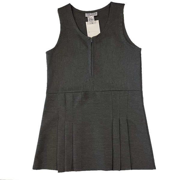 Junior Girls Pinafore-Grey