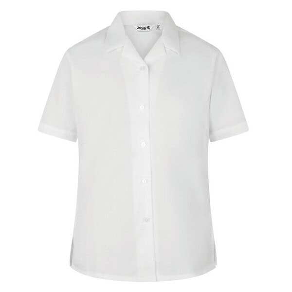 Twin Pack Short Sleeve Rever Collar Blouse