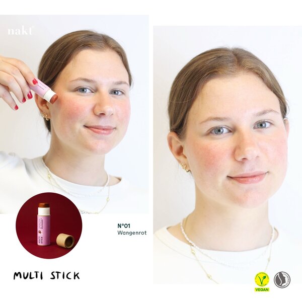 Farbstift • Der Multi-Stick für Wangen, Lippen und Augen | Pflege + Farbe