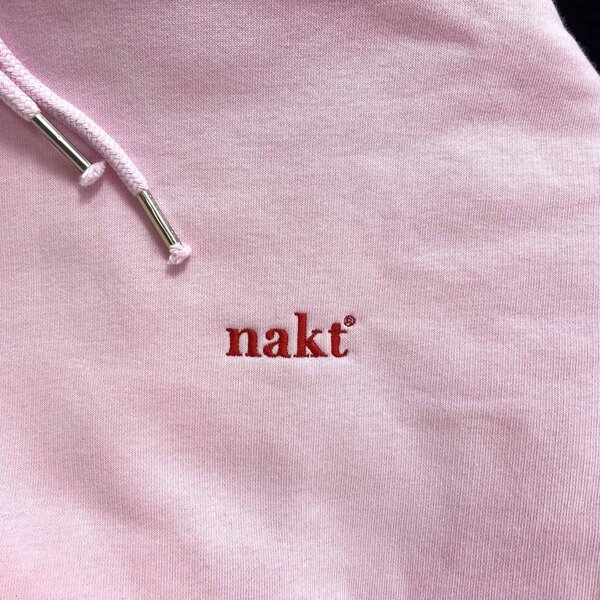 Fairtrade Bio-Baumwolle Vegan Hoodie Pink