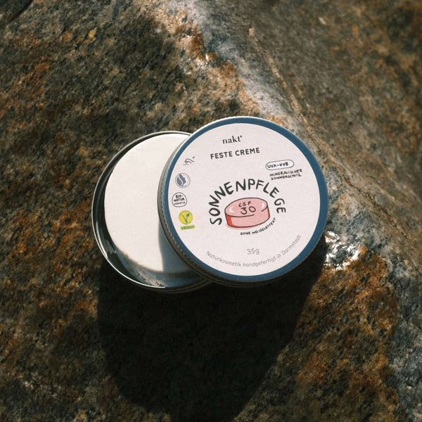Mineralische Sonnenpflege LSF 30 Feste Sonnencreme