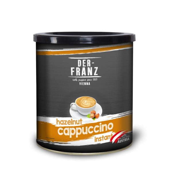 Instant-Cappuccino mit Haselnuss aromatisiert, 500g