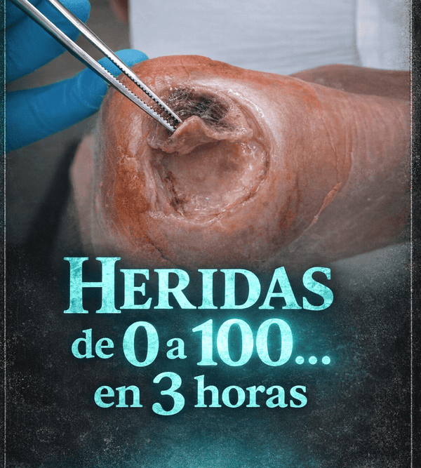 Heridas de 0 a 100... en 3horas
