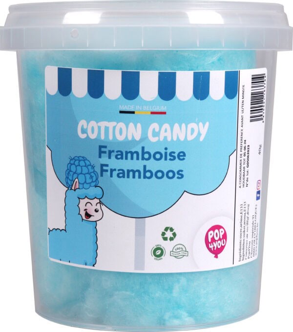 Barbe à papa framboise