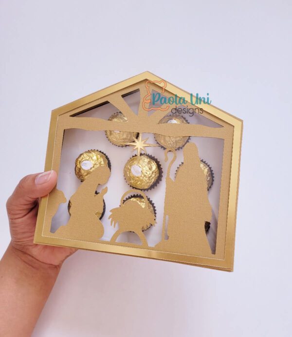 Caja Nacimiento archivo para cortar y armar