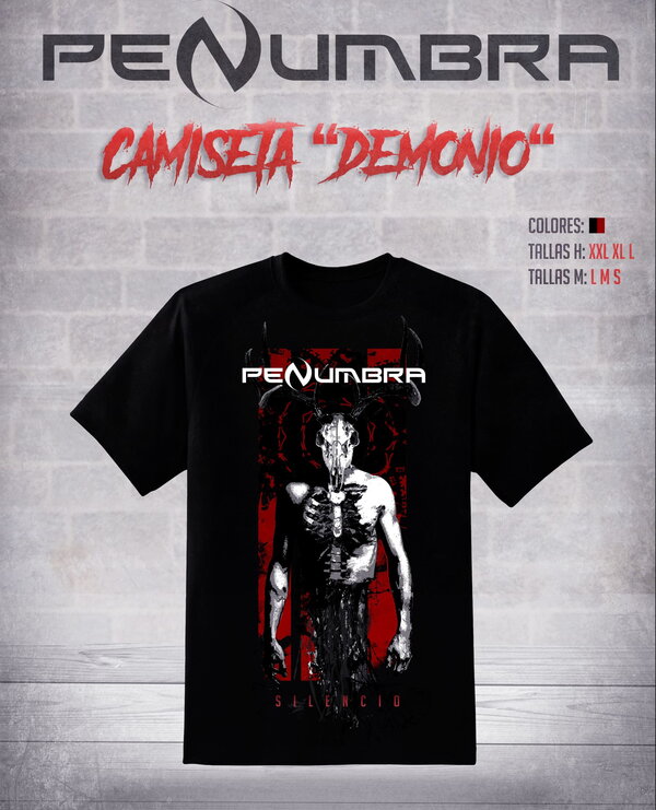 camiseta demonio silencio penumbra